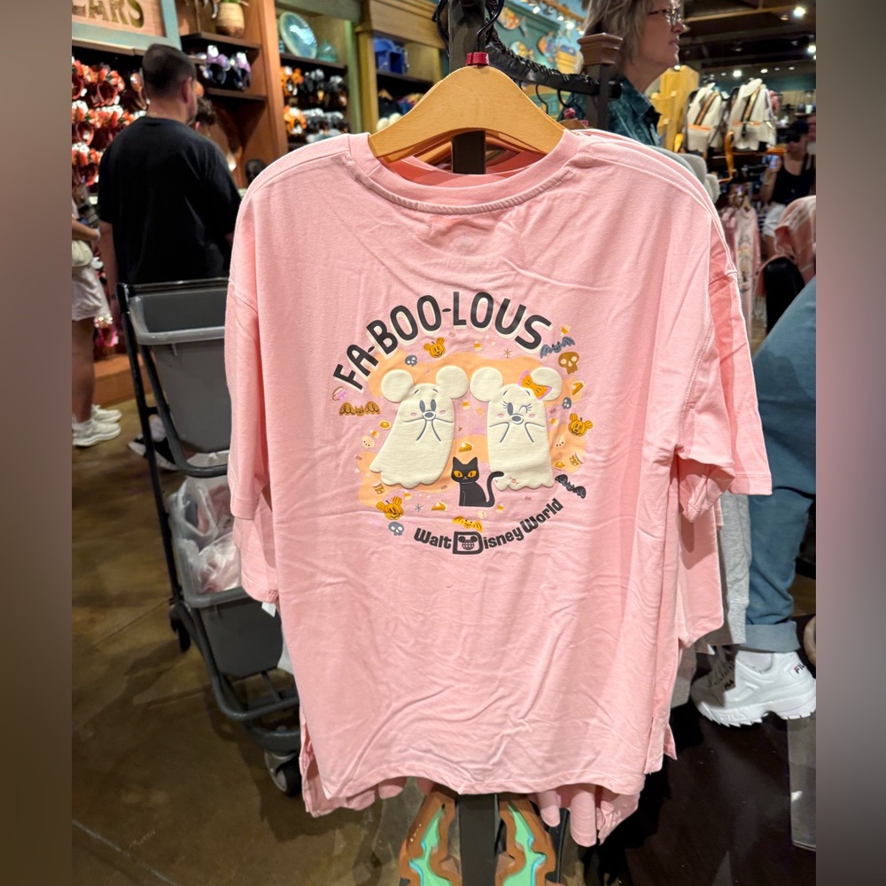 Disney Ghost Pink Shirt Halloween 2025